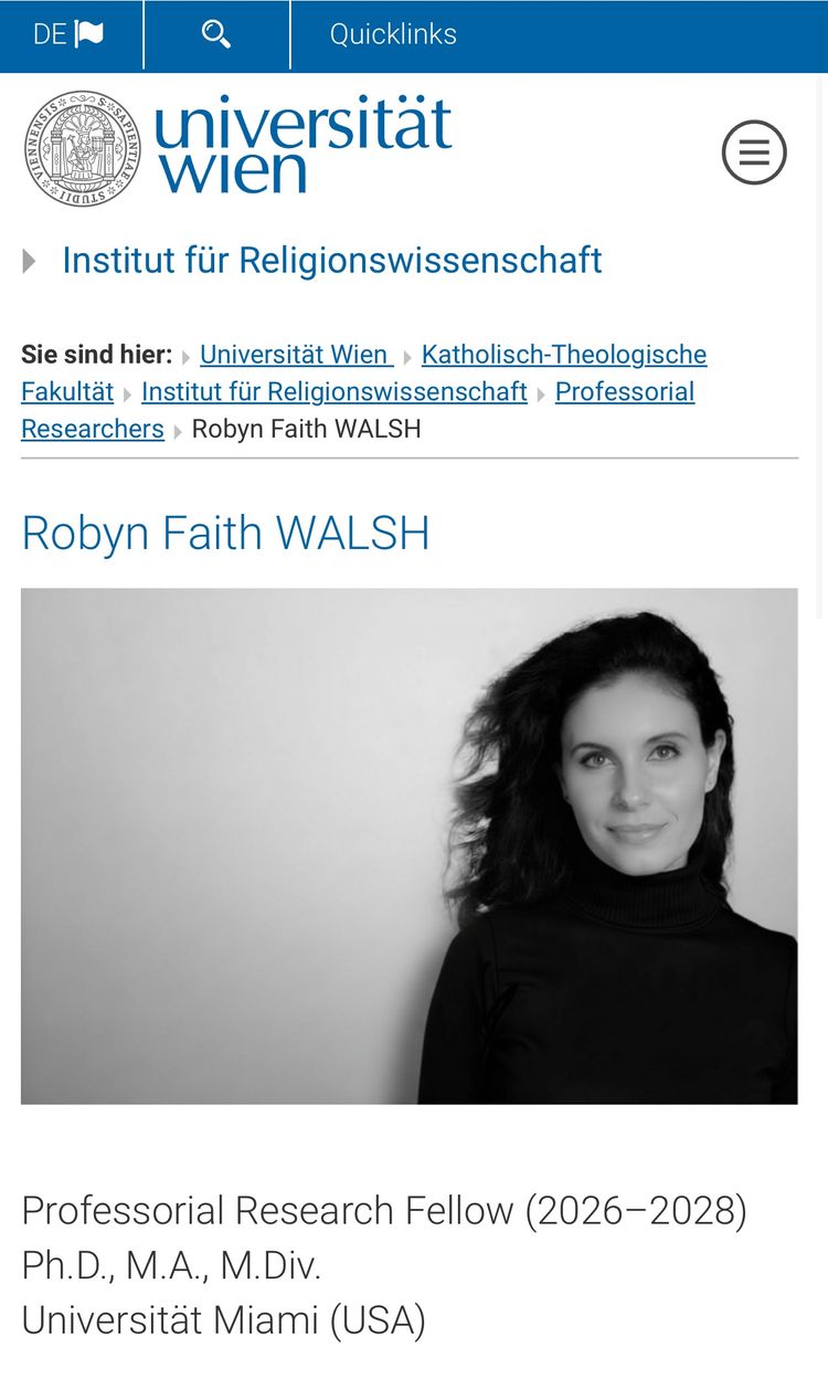 Professorial Research Fellow at Universität Wien!